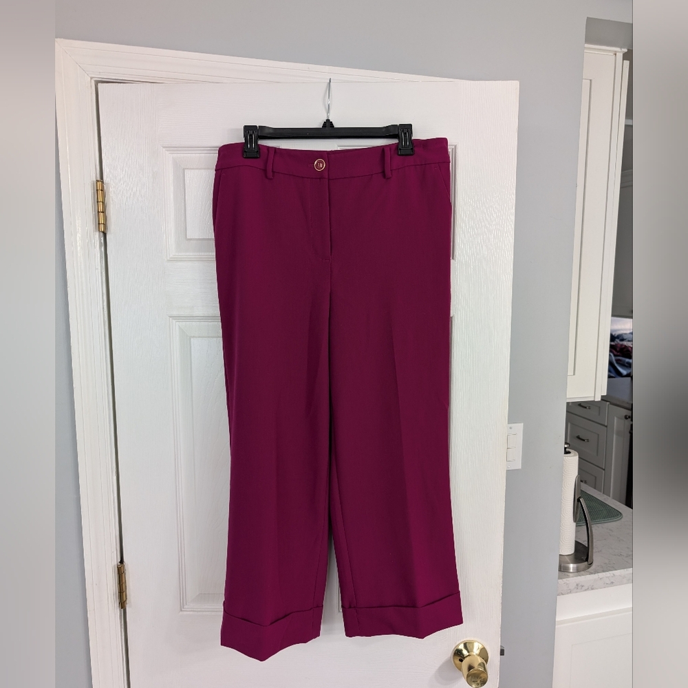 Talbots Fuchsia Ankle Pants - Picture 5 of 5